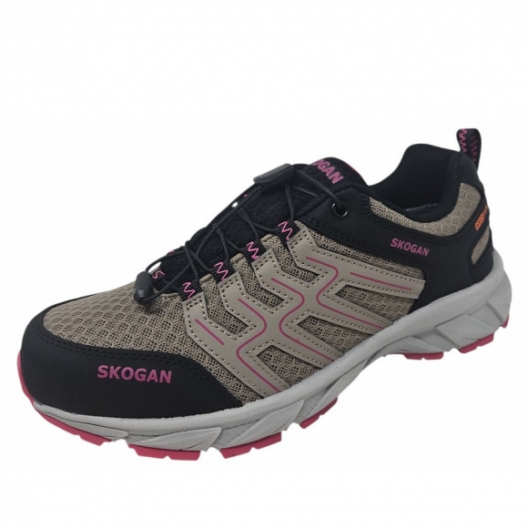 Skogan Sko Runner Trekkingschuh in mud drk pink