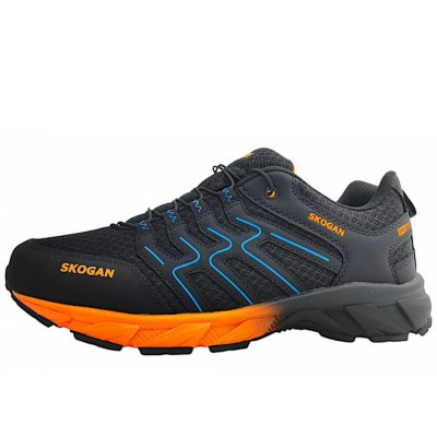 Skogan Sko-Runner Wanderschuh in black-orange 540