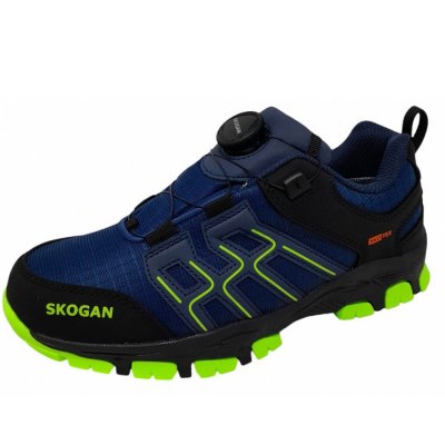 Skogan Skari sportlicher Schnürer in navy lime