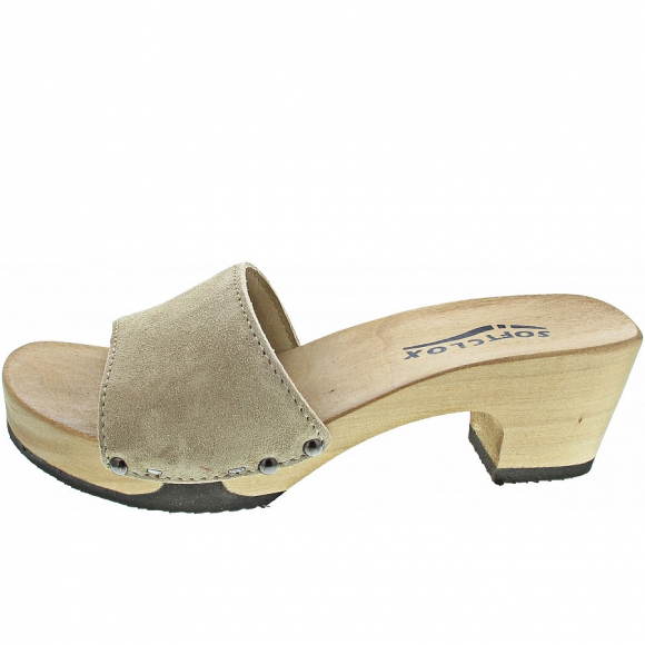 Softclox Kelly Pantolette in taupe (hazelnut)