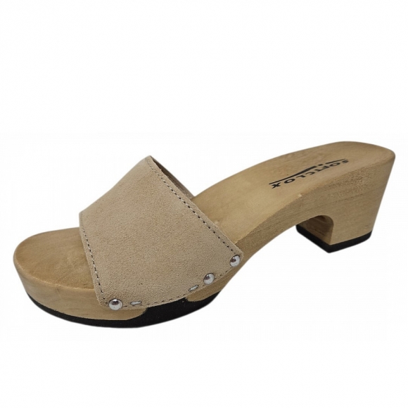 Softclox Kelly Pantolette in taupe
