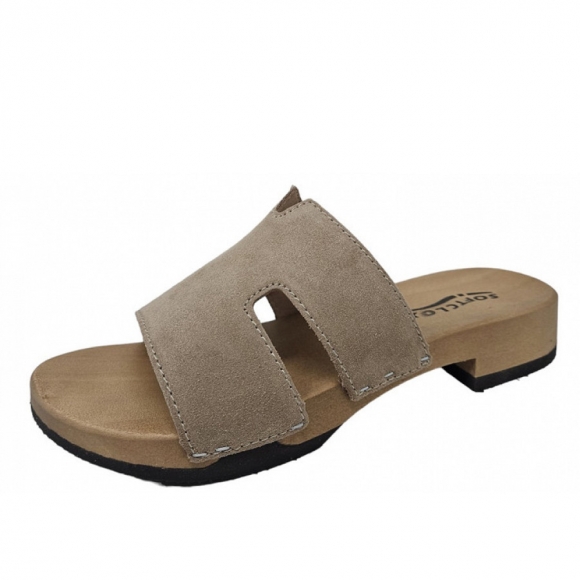 Softclox Blida Pantolette in kaschmir taupe