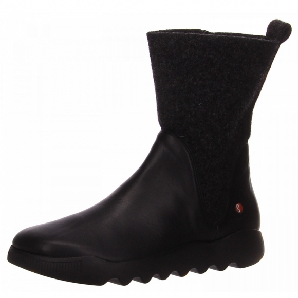 Softinos Stiefelette in schwarz