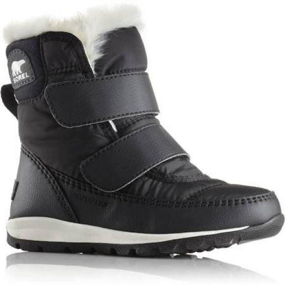 Sorel Child. Whitney Strap bl/w Stiefel in schwarz