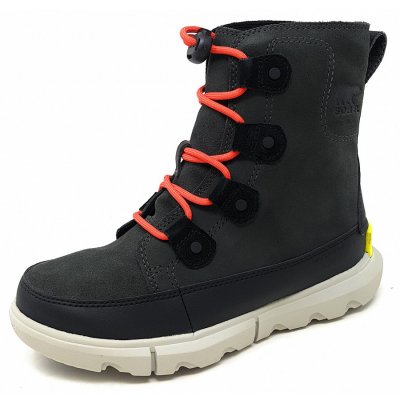 Sorel Explorer Lace WP Schnürstiefel in Jet Black
