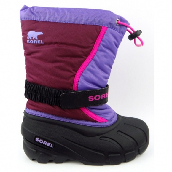 Sorel Childrens Flurry purple Boots in purple
