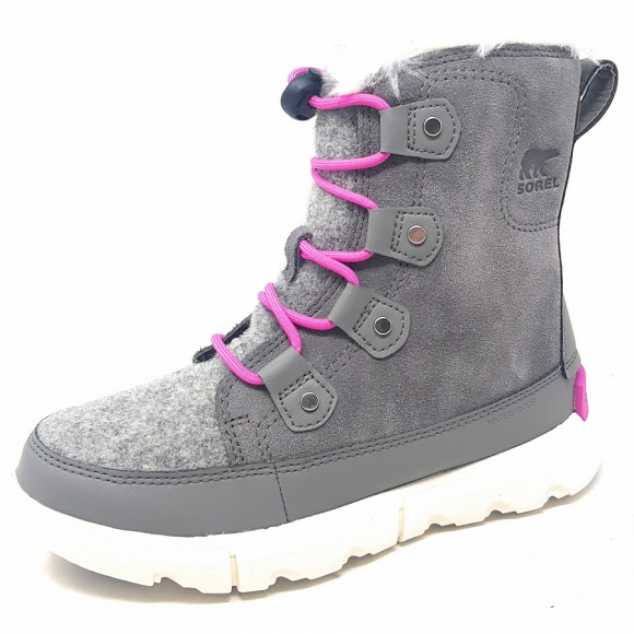 Sorel Youth Sorel Explorer WP Schnürstiefel in Bright Lavender