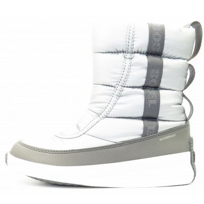 Sorel Out about puffy MID grau Winterstiefel in silber Met.