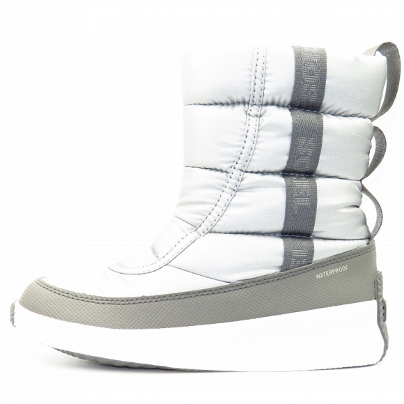 Sorel Out about puffy MID grau Winterstiefel in silber Met.