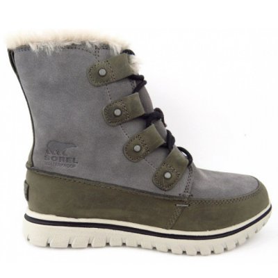 Sorel Cozy Joan grau Schnürstiefelette in grau