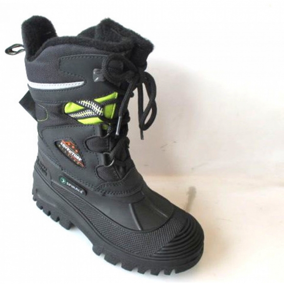 Spirale Winterstiefel in schwarz