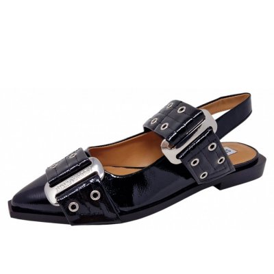 Steve Madden Grand Ave Sling Sandalette in black Steve Madden Grand Ave Sling Sandalette in black