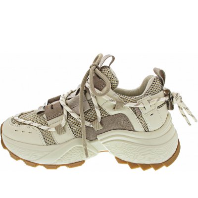 Steve Madden Tazmania Sneaker in tan-bone Steve Madden Tazmania Sneaker in tan-bone
