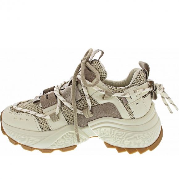 Steve Madden Tazmania Sneaker in tan-bone
