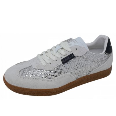 Steve Madden Emporia Sneaker in beige silver Steve Madden Emporia Sneaker in beige silver