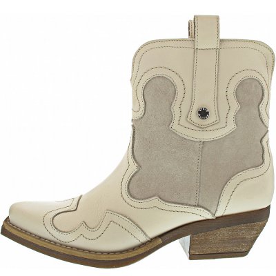 Steve Madden Waynoa Stiefel in beige leather