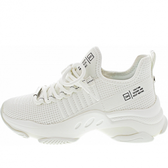 Steve Madden Mac Sneaker in white-white