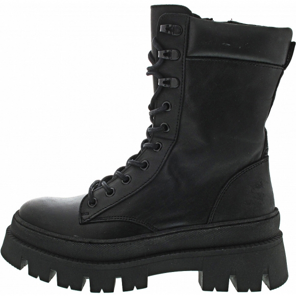 Steve Madden Fezza Schnürstiefel in black