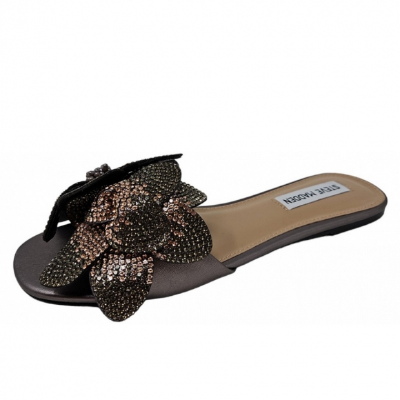 Steve Madden Maltese Pantolette in pewter