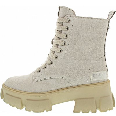 Steve Madden Tanker Boots in beige Suede