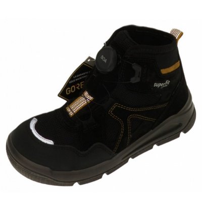 Superfit STIEFELETTE LEDER Stiefelette in SCHWARZ, GELB