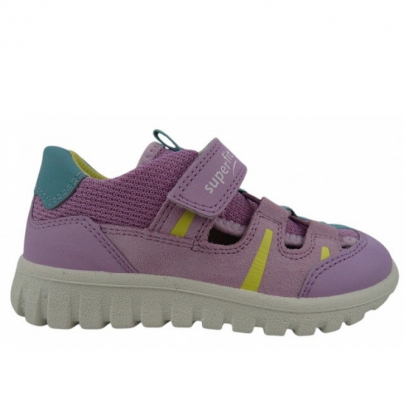 Superfit SPORT7 MINI Sandale in LILA/GELB