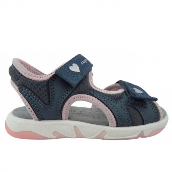 Superfit PEBBLES Sandale in BLAU/ROSA