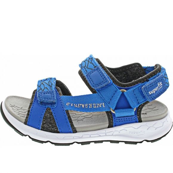 Superfit CRISS CROSS Sandale in BLAU/GRAU