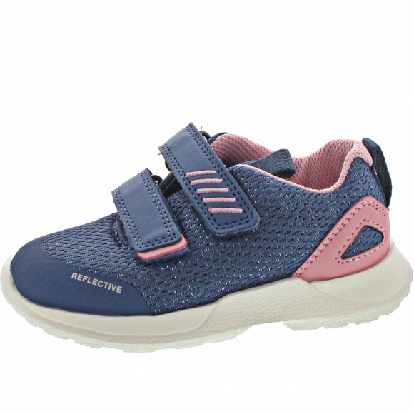 Superfit RUSH Lauflernschuh in BLAU/ROSA