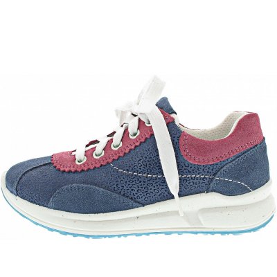 Superfit Merida Sneaker in blau-pink