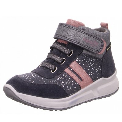Superfit Klettschuh in grau rosa