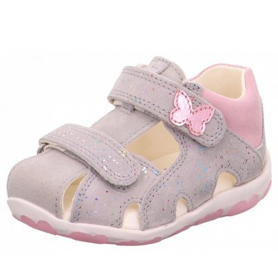 Superfit Fanni Sandale in grau/rosa