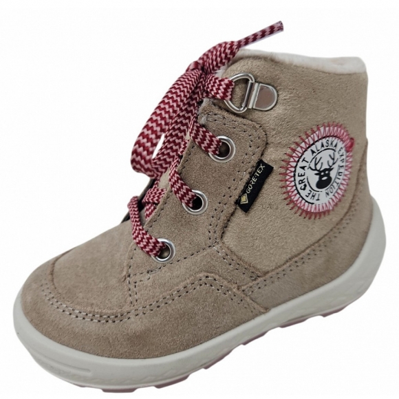 Superfit Groovy Lauflernschuh in beige rosa