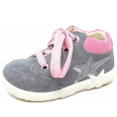 Superfit Starlight Schnürer in grau/rosa