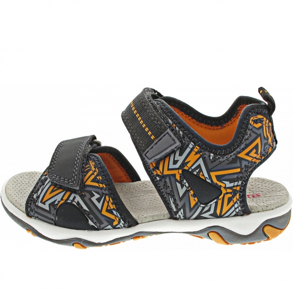 Superfit Sandale in grau-orange