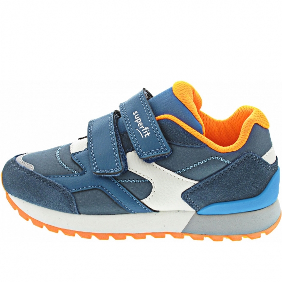 Superfit DASH Klettschuh in BLAU/ORANGE