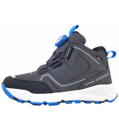 Superfit Schnürstiefel in grau/ blau