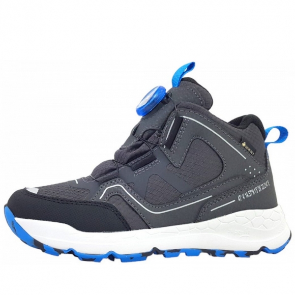 Superfit Schnürstiefel in grau/ blau
