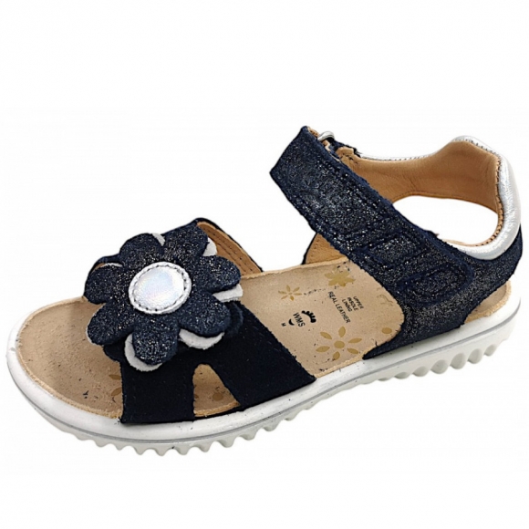 Superfit Sparkle Sandale in blau/silber 8000