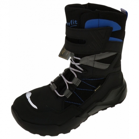 Superfit STIEFELETTE SYNTHETIK Winterstiefel in SCHWARZ,BLAU