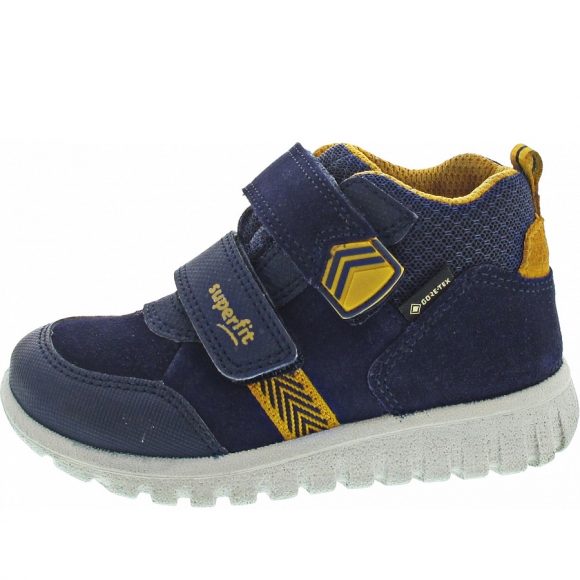 Superfit Klettstiefel in BLAU/GELB