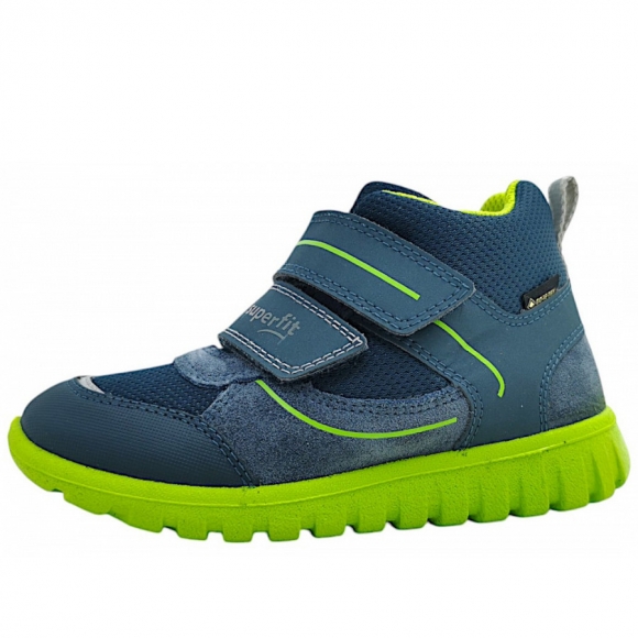 Superfit Sport 7 Stiefel in 8020 blau/hellgrün