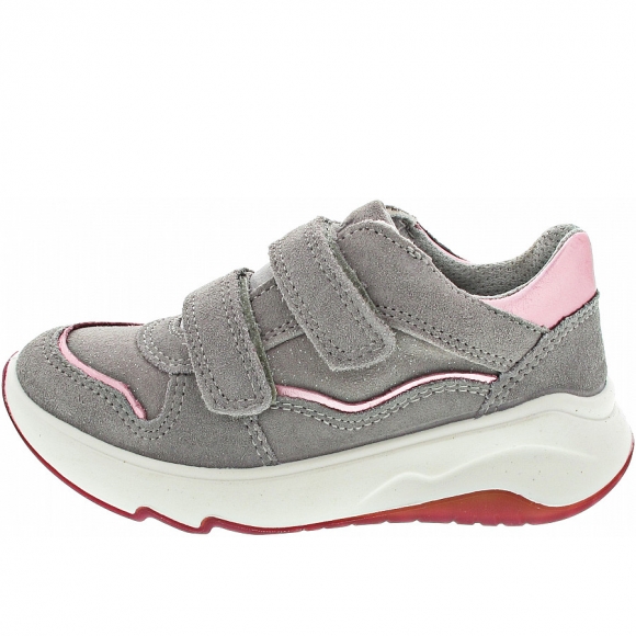Superfit MELODY Klettschuh in HELLGRAU/ROSA
