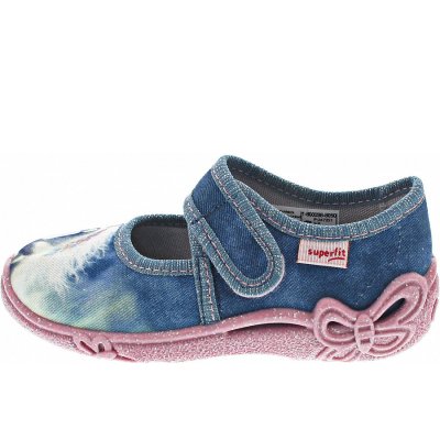 Superfit BELINDA Hausschuh in BLAU/ROSA