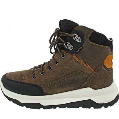 Superfit Space Schnürstiefel in braun-orange
