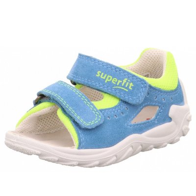 Superfit Flow Sandale in hellblau gelb