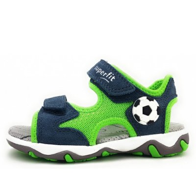Superfit Mike 3.0 Sandale in 8030 Blau/Hellgrün