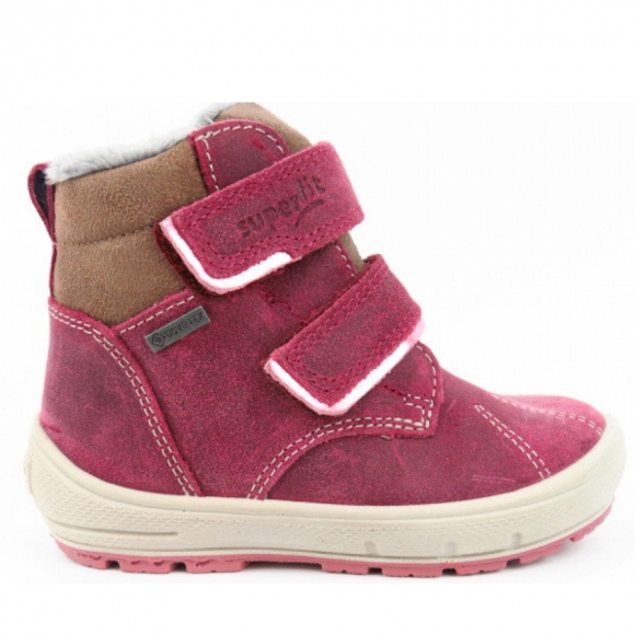 Superfit GROOVY GTX M pink Klettstiefel in 5 PINK/GRAU