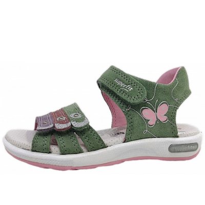 Superfit Sandale in 7510 hellgrün/rosa