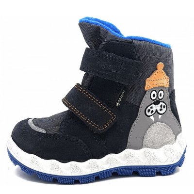 Superfit Stiefel Leder Icebird Stiefel in 2000- Grau/Blau